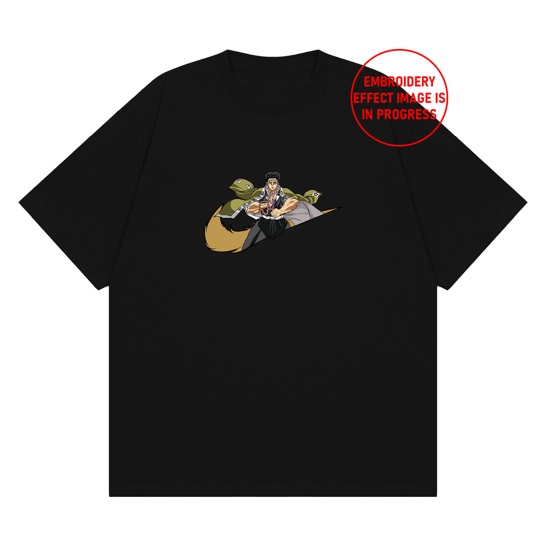 Stone Pillar Warrior Sweatshirt, Anime Embroidery Sweatshirt AN_A29