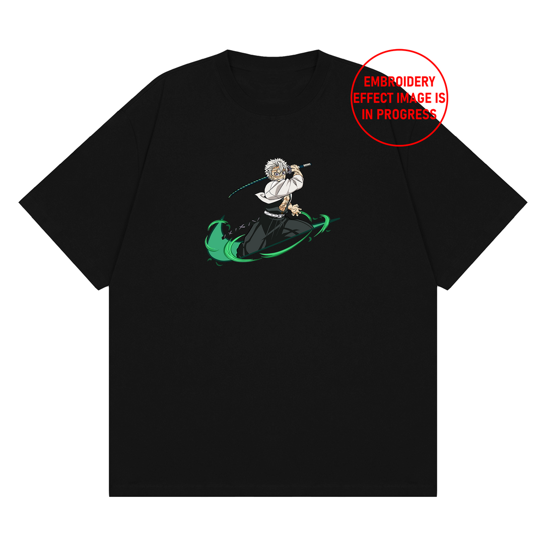 Wind Pillar Warrior Sweatshirt, Anime Embroidery Sweatshirt AN_A49