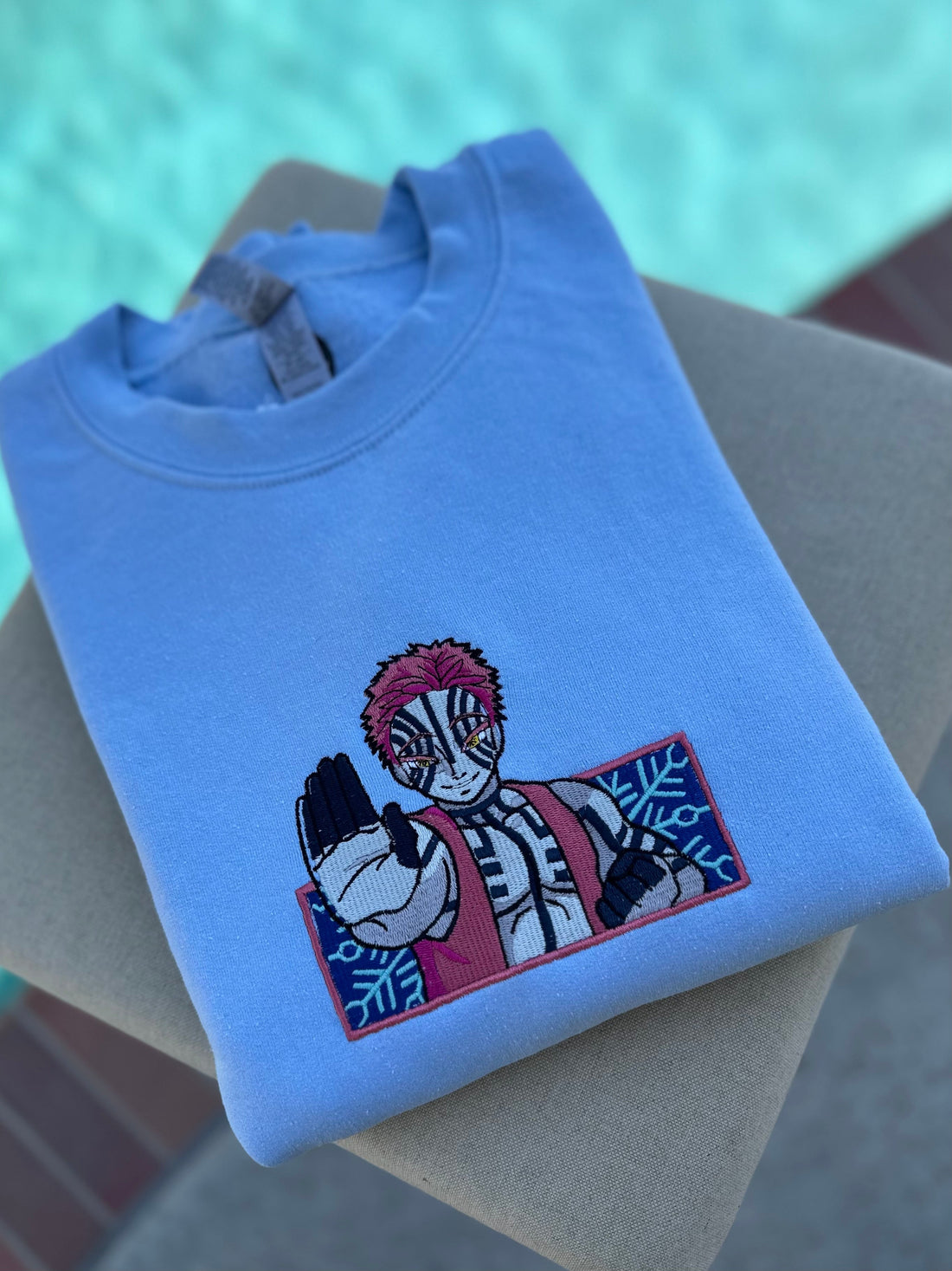 Demon from the Upper Moons Parody Sweatshirt, Anime Embroidery Sweatshirt BE_A16