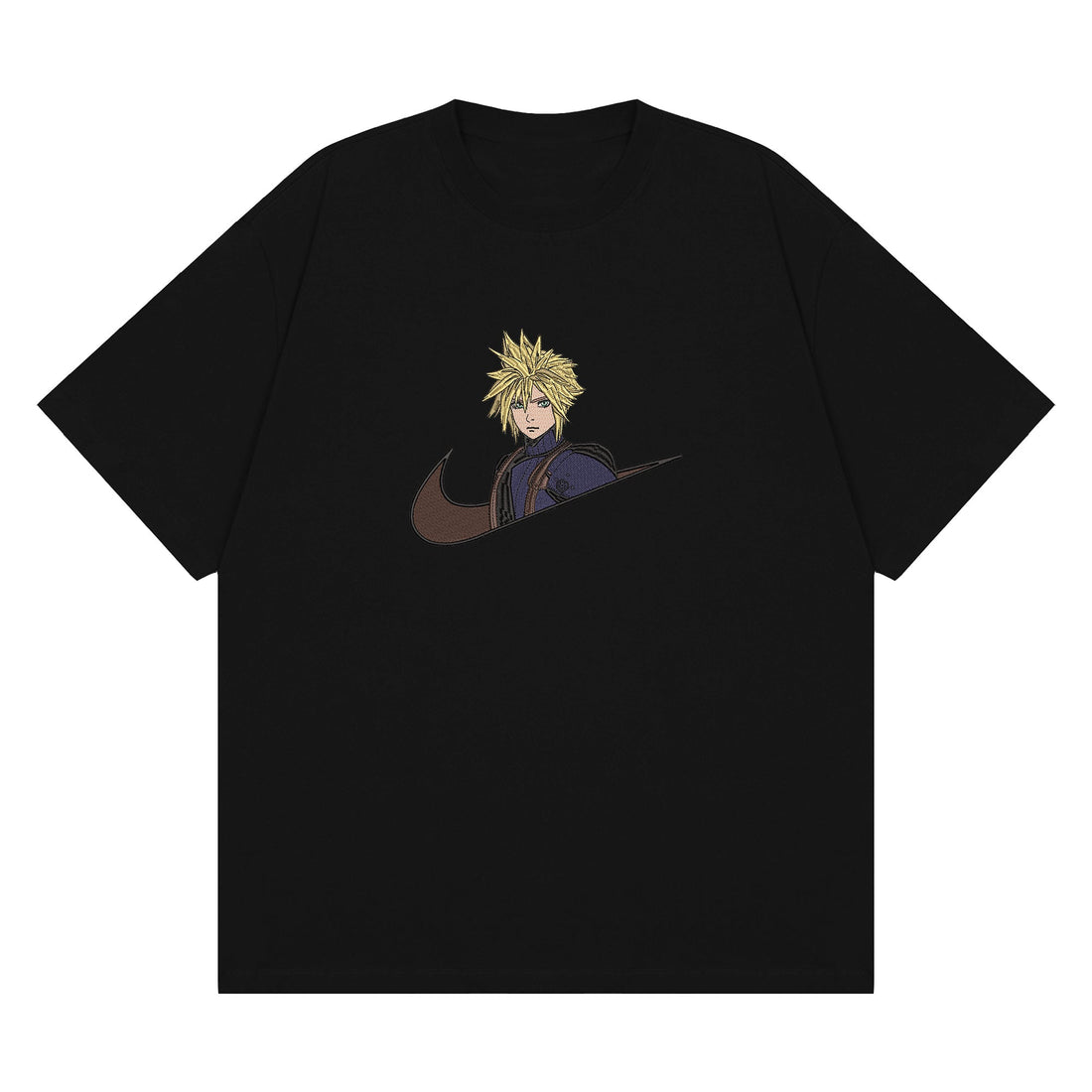 Spiky-Haired Hero Sweatshirt, Anime Embroidery Sweatshirt AN_A11