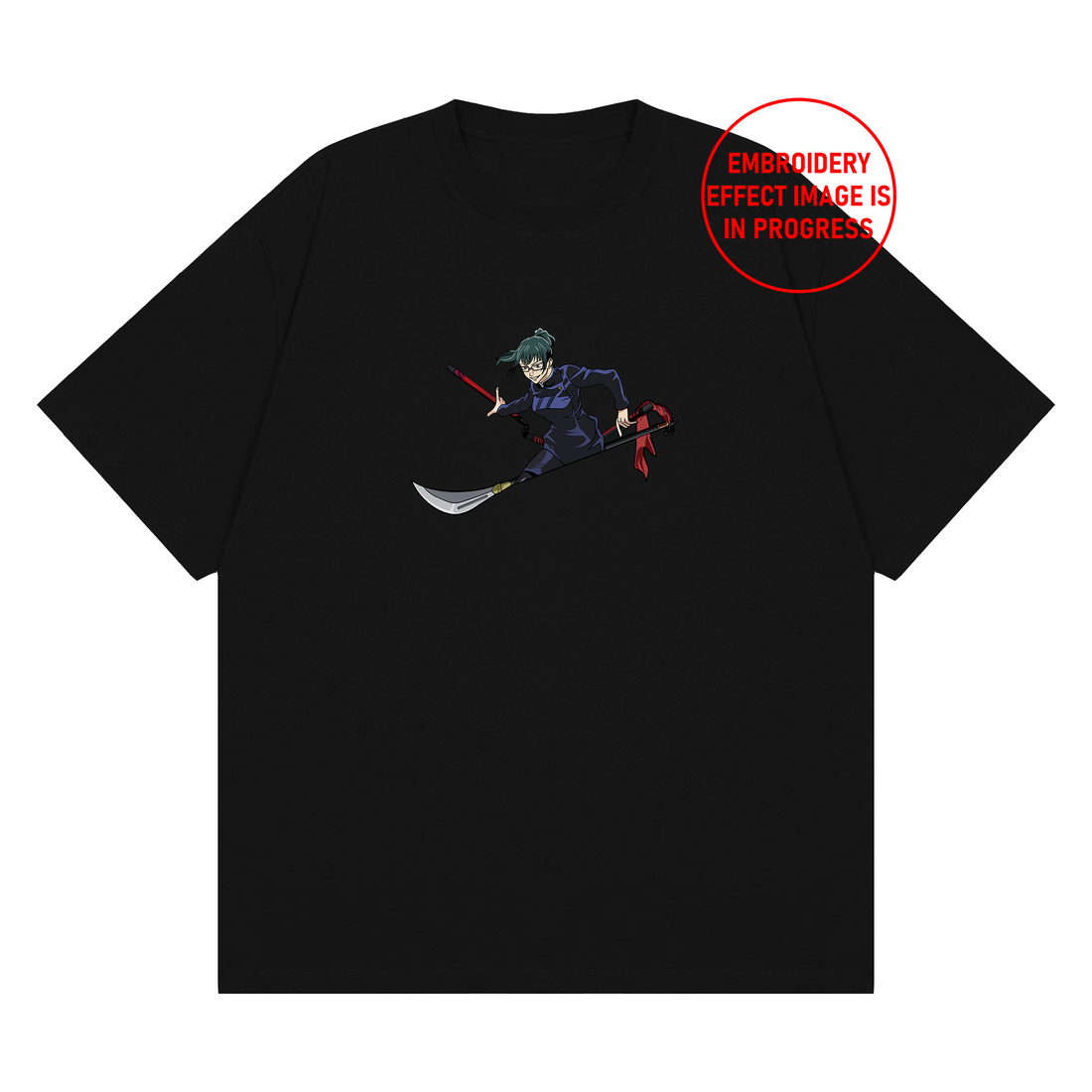 Strong Fighter Sweatshirt, Anime Embroidery Sweatshirt AN_A60