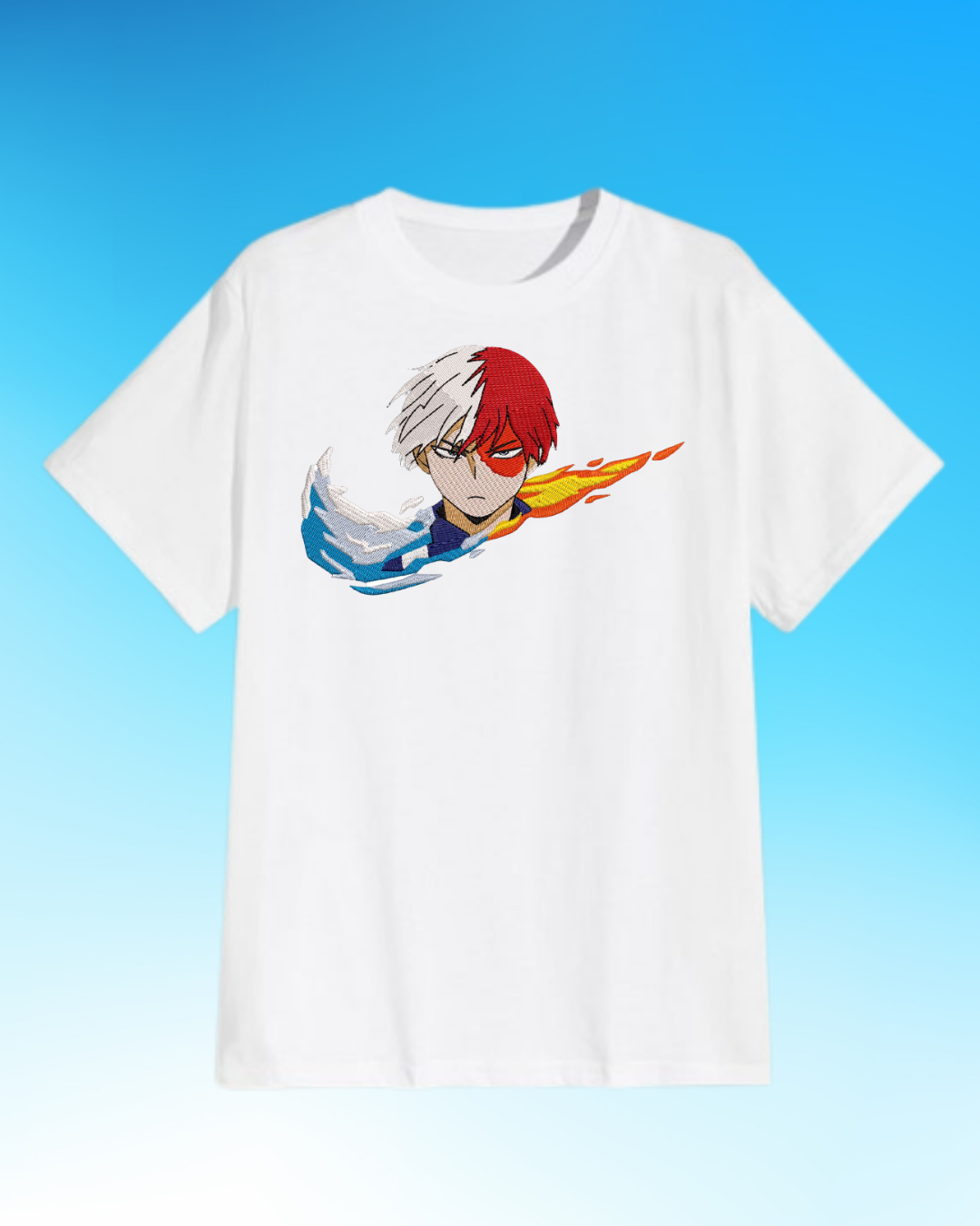 Dual-element Hero Sweatshirt, Anime Embroidery Sweatshirt EM_A63