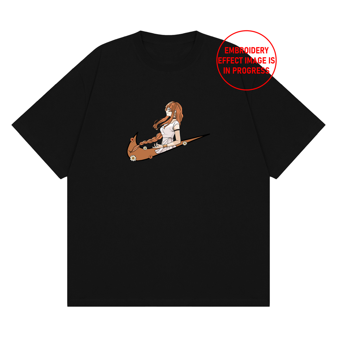 Flame Warrior Sweatshirt, Anime Embroidery Sweatshirt AN_A17