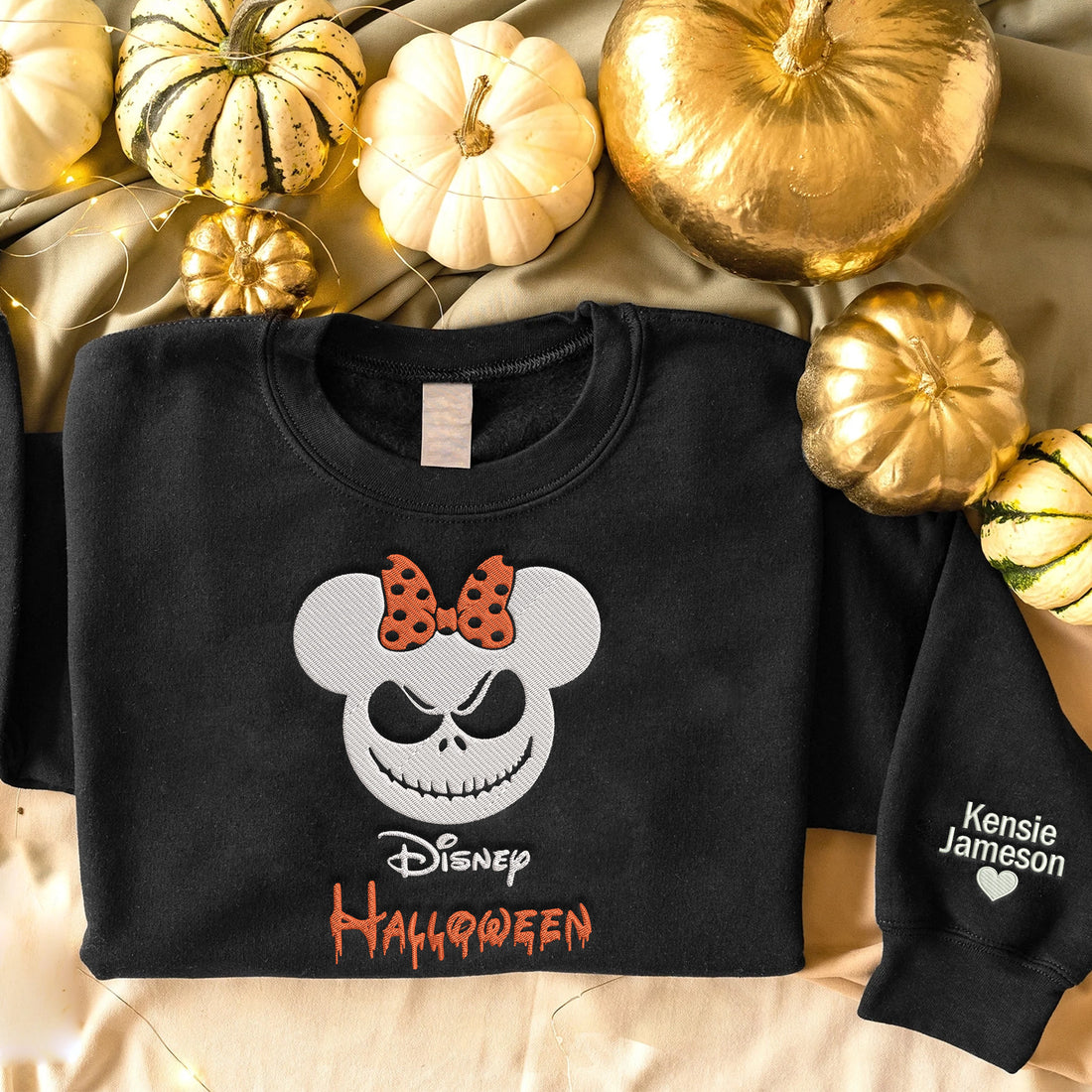 Horror Mouse Halloween Embroidery Sweatshirt, Halloween Embroidery Sweatshirt HLW_M957