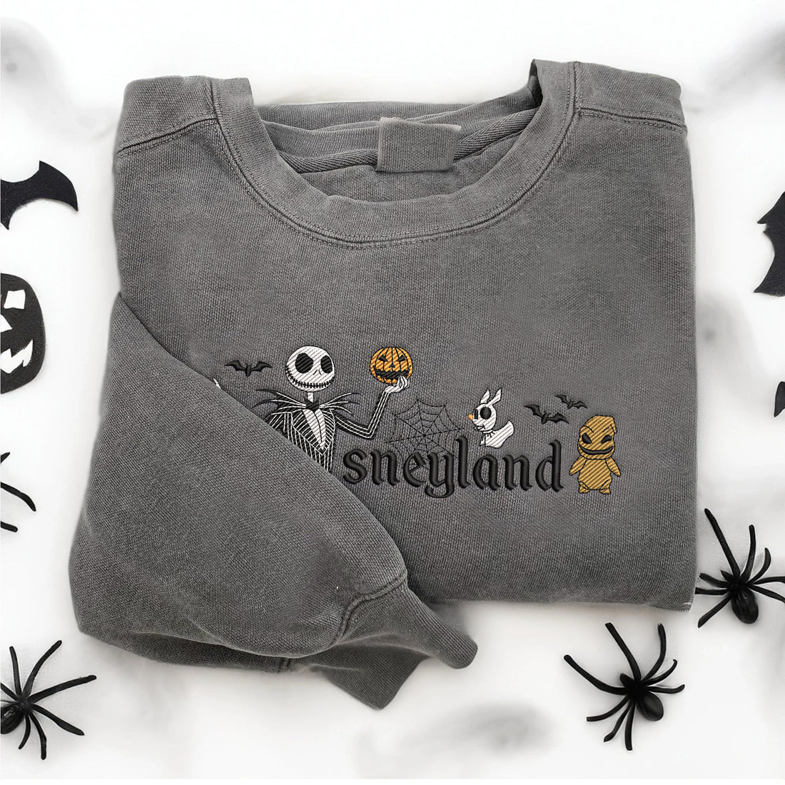 King Horror Character Bad Dream Before Christmas Sweatshirt, Halloween Embroidery Sweatshirt HLW_M1331