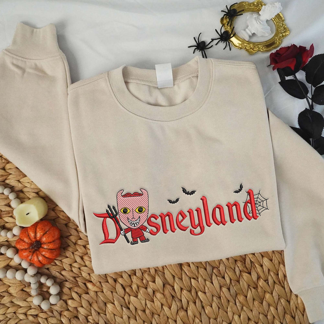 Bad Dream Villains Halloween Embroidery Sweatshirt, Halloween Embroidery Sweatshirt HLW_M1326