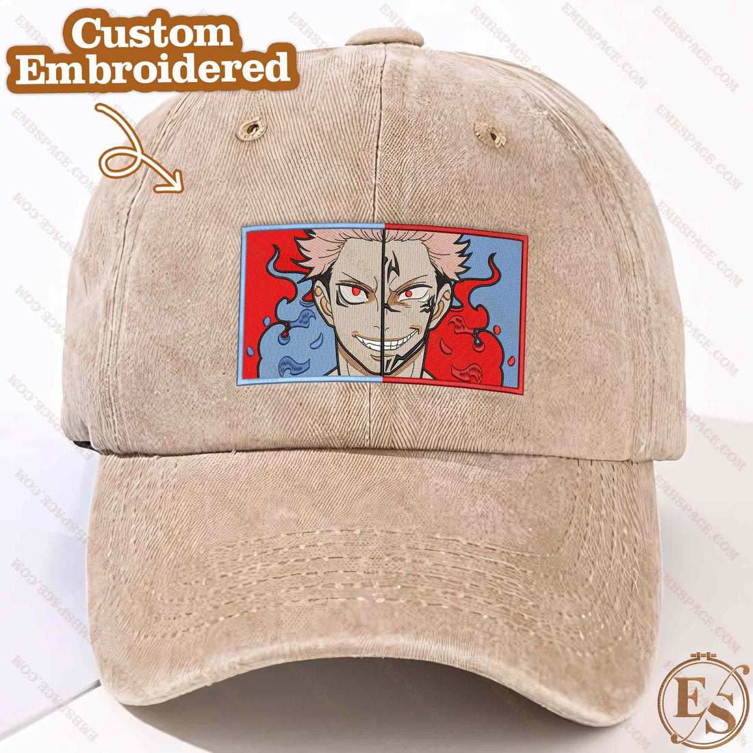 Anime The Determined Fighter Embroidery Sweatshirt, Manga Box Embroidery Sweatshirt A_JK16