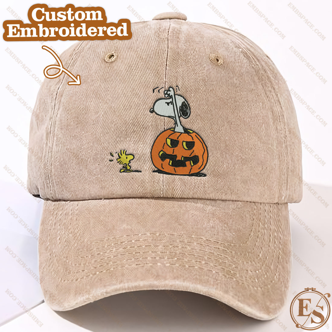 Dog in Pumpkin Halloween Sweatshirt, Halloween Embroidery Sweatshirt HLW_M672