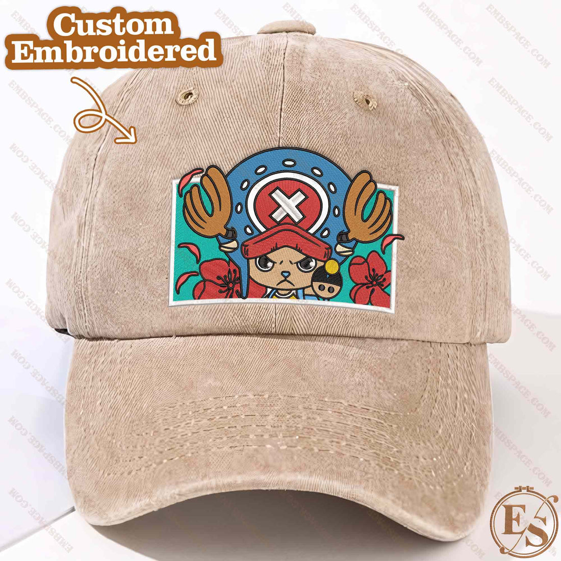 Anime The Hero Pirate's Eyes Embroidery Sweatshirt, Manga Box Embroidery Sweatshirt A_OP07