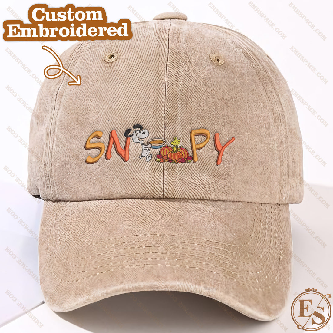 Dog with Leaves and Pumpkin Halloween Embroidery Sweatshirt, Halloween Embroidery Sweatshirt HLW_M2070