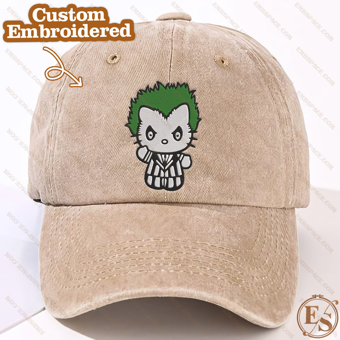 Hello Cat Horror Character Sweatshirt, Halloween Embroidery Sweatshirt HLW_M451