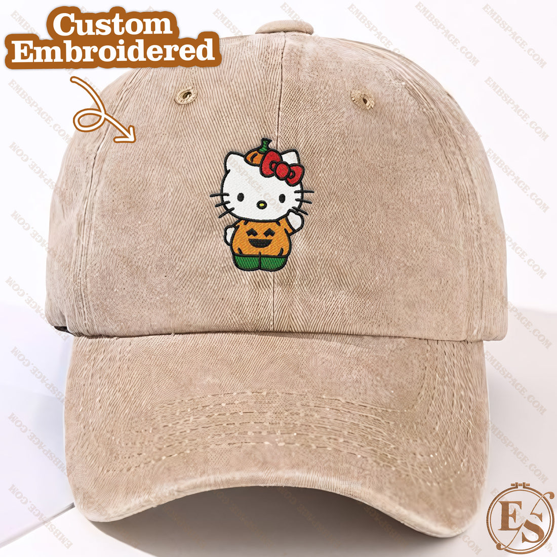 Cute Cat Halloween Sweatshirt, Halloween Embroidery Sweatshirt HLW_M444