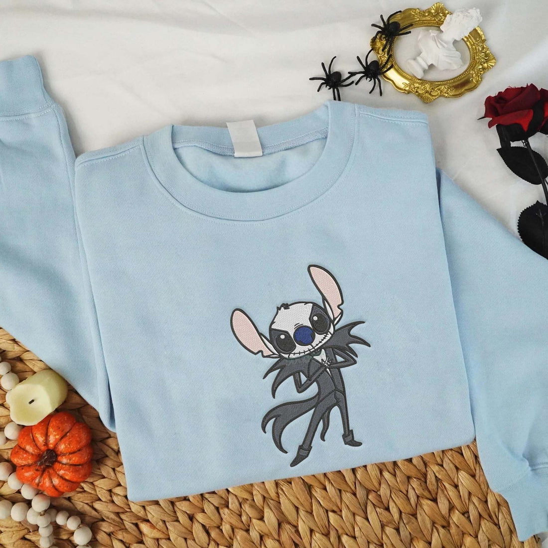Cartoon In The Bad Dream Halloween Embroidery Sweatshirt, Halloween Embroidery Sweatshirt HLW_M864
