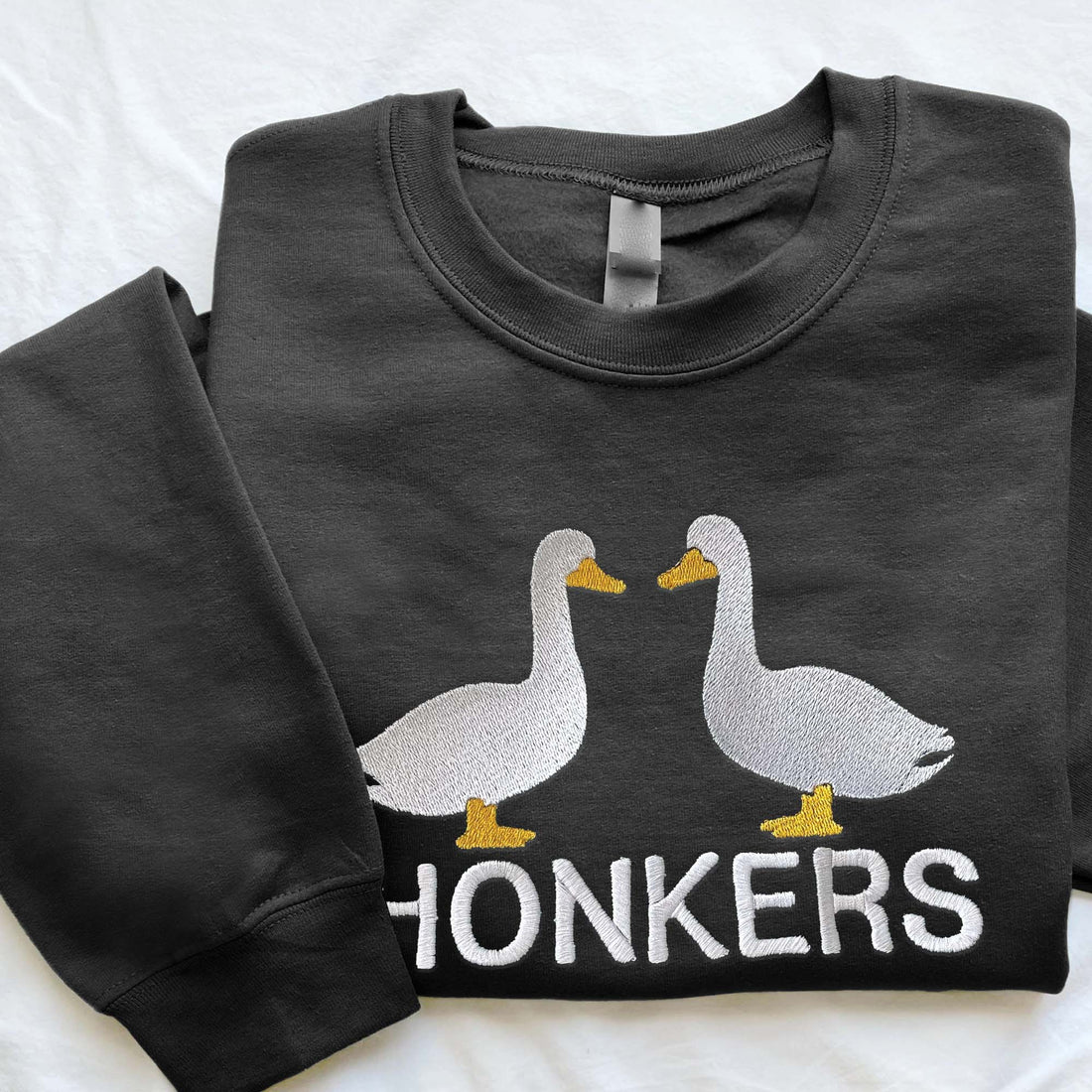 Honkers Embroidered Sweatshirt, Silly goose Shirt For Couple FU_M09