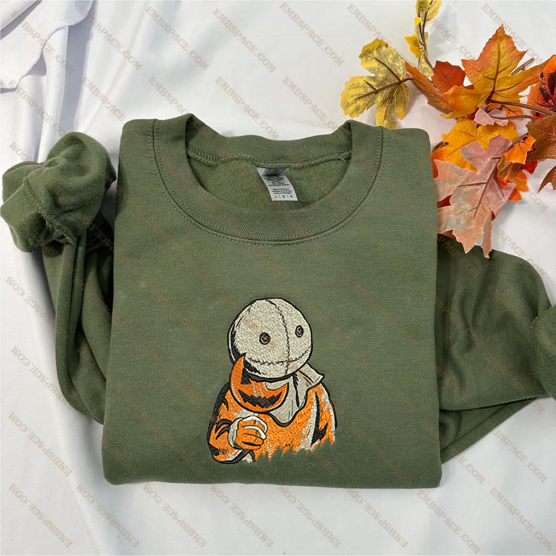 Horror Character Halloween Embroidery Sweatshirt, Halloween Embroidery Sweatshirt HLW_M2057