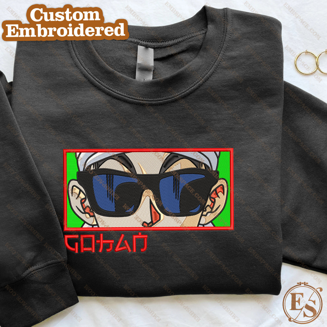 Anime The Wise Warrior Character Sweatshirt, Manga Box Embroidery Sweatshirt A_DB12
