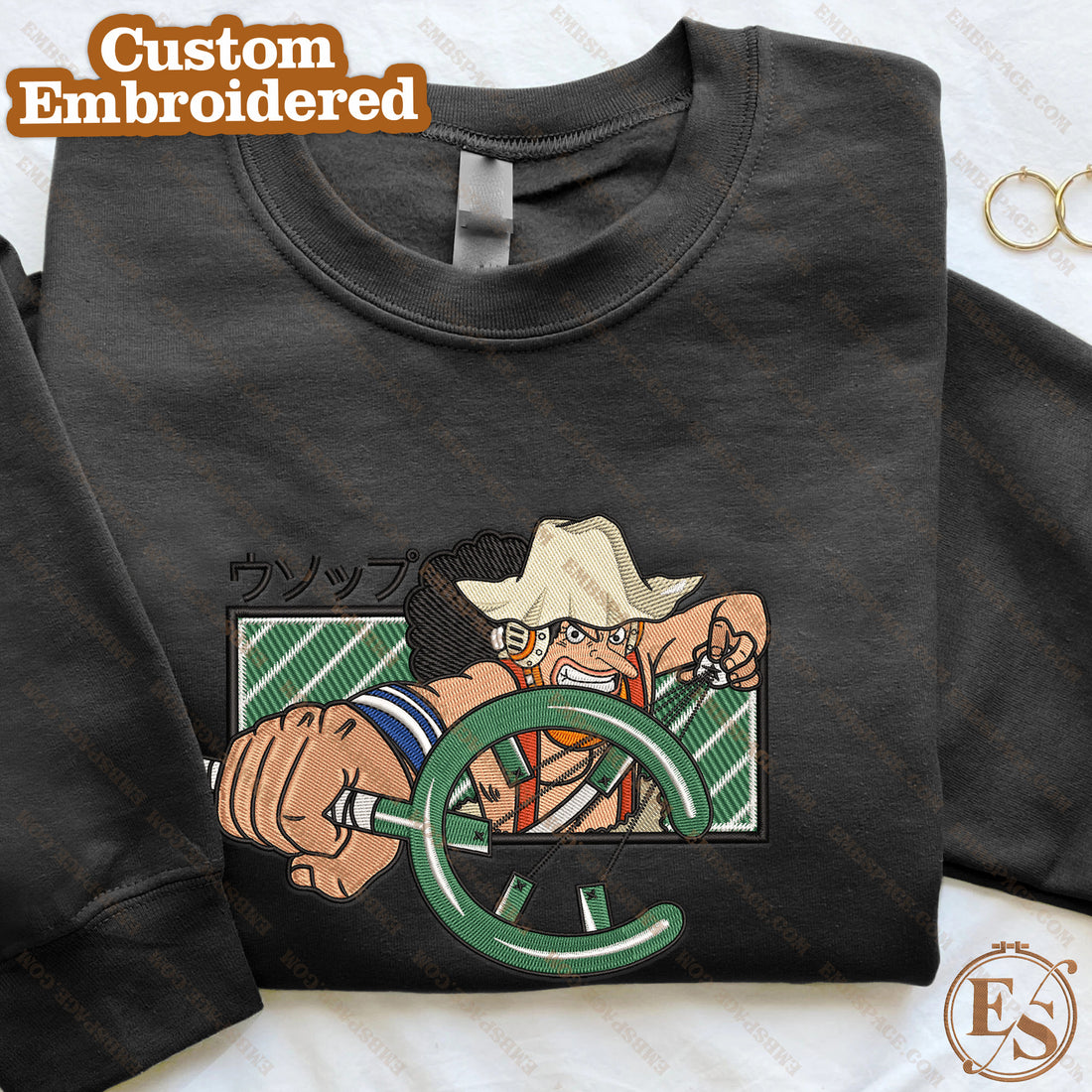 Anime The Flame Master Embroidery Sweatshirt, Manga Box Embroidery Sweatshirt A_OP11