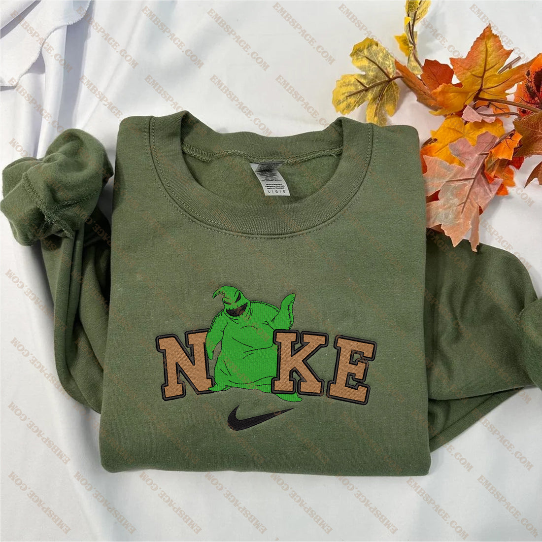 N Horror Character  Halloween Embroidery Sweatshirt, Halloween Embroidery Sweatshirt HLW_M1976