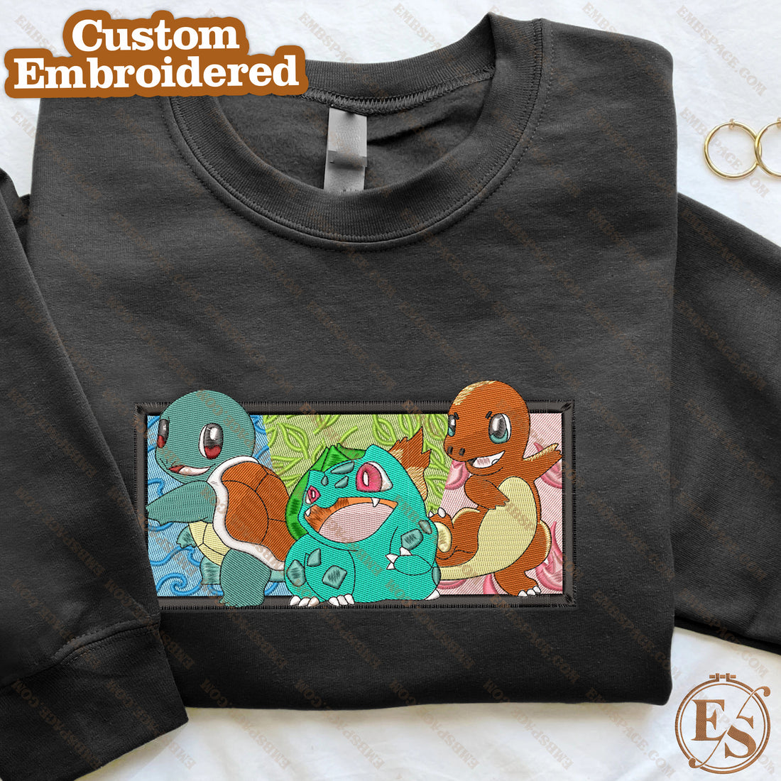 Anime The Beginning Set Of Three Embroidery Sweatshirt, Manga Box Embroidery Sweatshirt A_PK08