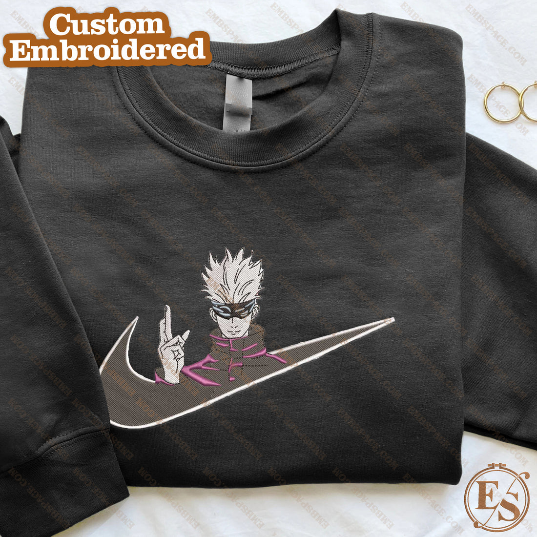 N Anime The Charismatic Leader Sweatshirt, N Anime Embroidery Sweatshirt A_JK37