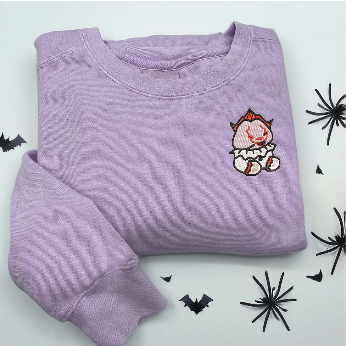 Dressed Horror Character  Sweatshirt, Halloween Embroidery Sweatshirt HLW_M220