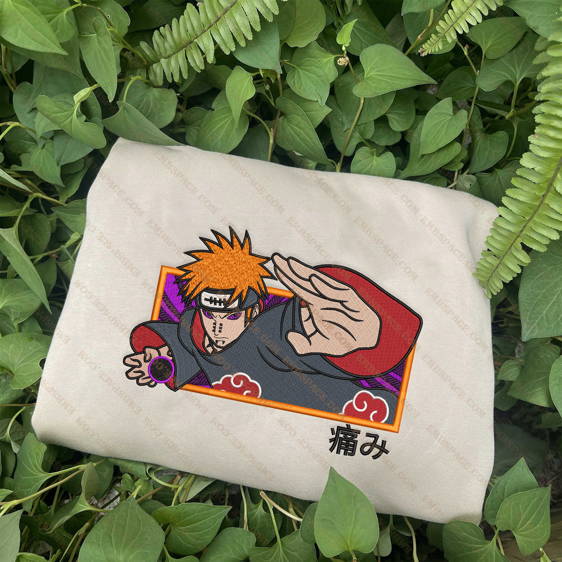 Anime Character Fighting Embroidery Sweatshirt, Manga Box Embroidery Sweatshirt A_NT06