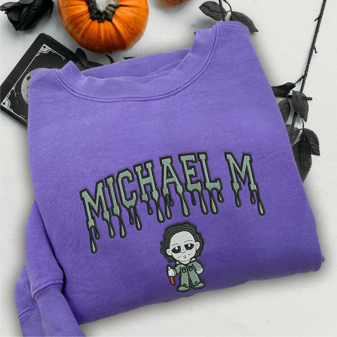 Killers Movie Halloween Embroidery Sweatshirt, Halloween Embroidery Sweatshirt HLW_M737