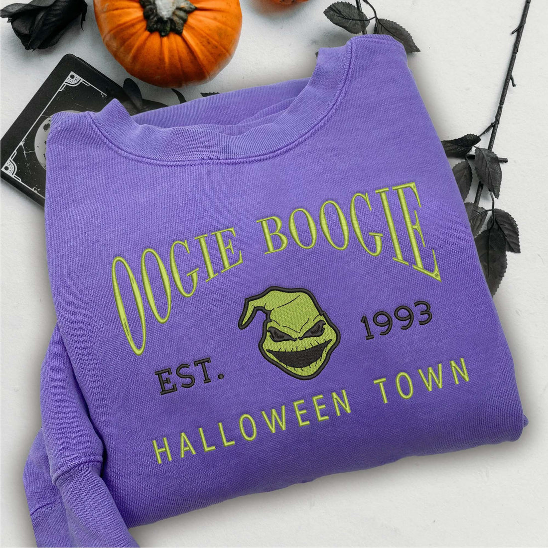 Horror Character From The Bad Dream Sweatshirt, Halloween Embroidery Sweatshirt HLW_M81