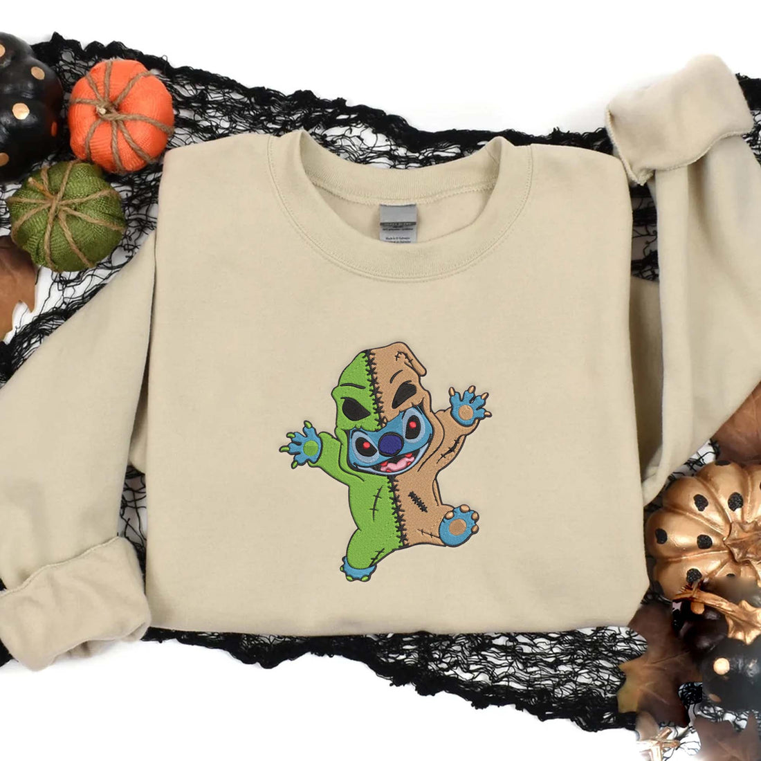 Cartoon Character Halloween Embroidery Sweatshirt, Halloween Embroidery Sweatshirt HLW_M84
