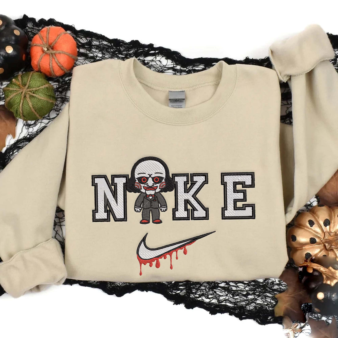 Killers Villains Movie Sweatshirt, Halloween Embroidery Sweatshirt HLW_M640