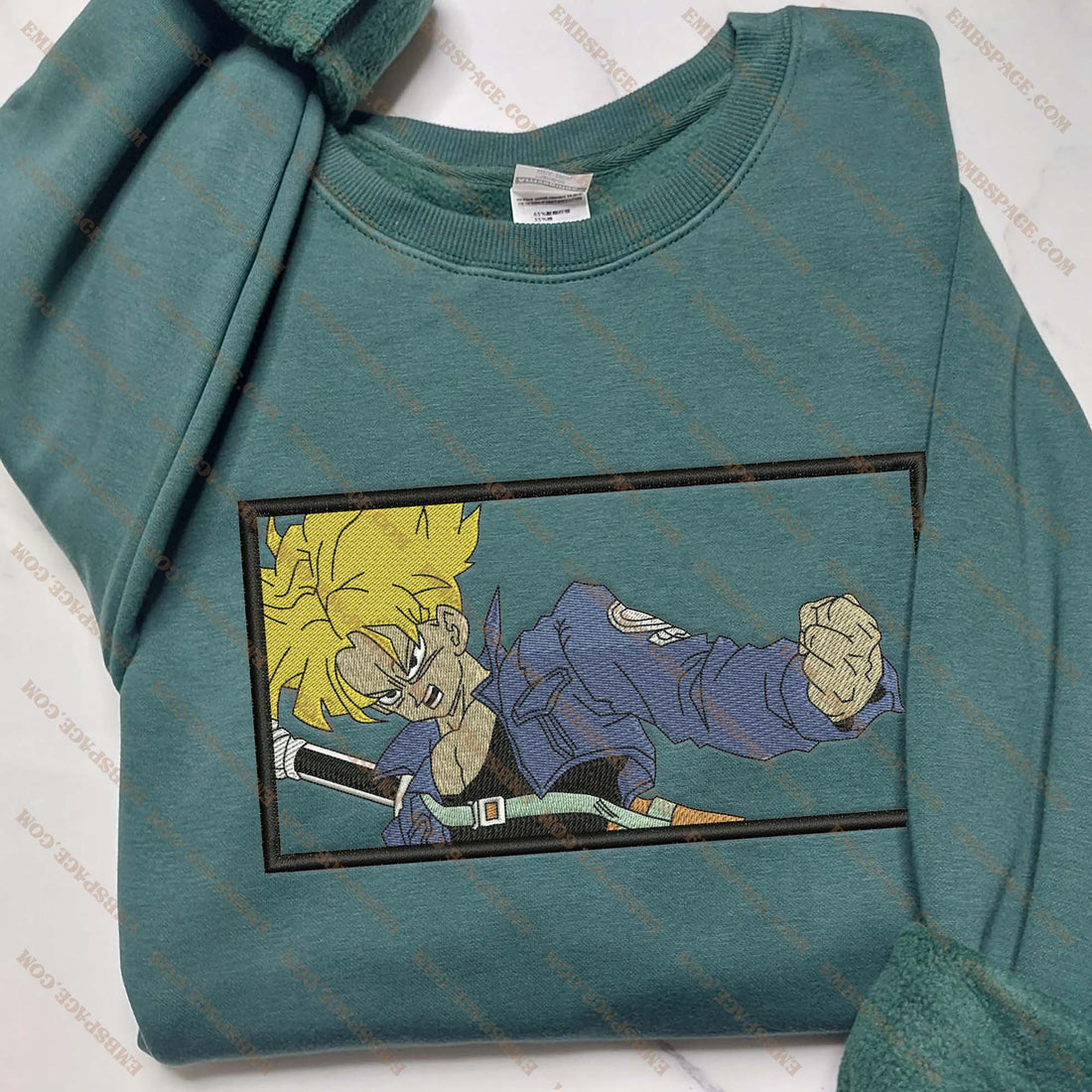 Anime The Super Saiyan Future Strike Sweatshirt, Manga Box Embroidery Sweatshirt A_DB43