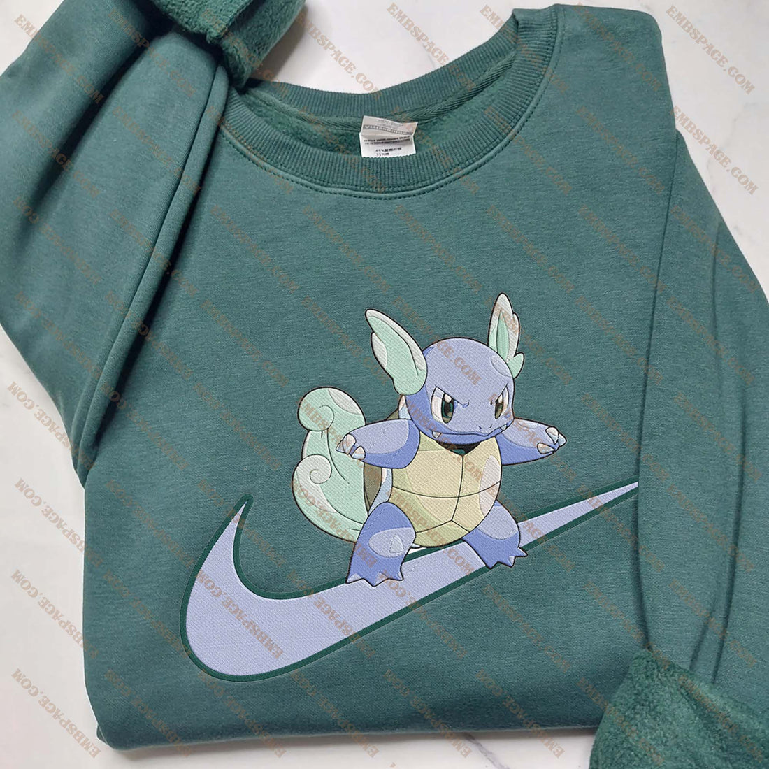 N Anime The Wartortle Turtle Guardian Sweatshirt, N Wartortle Attack Sweatshirt A_PK43