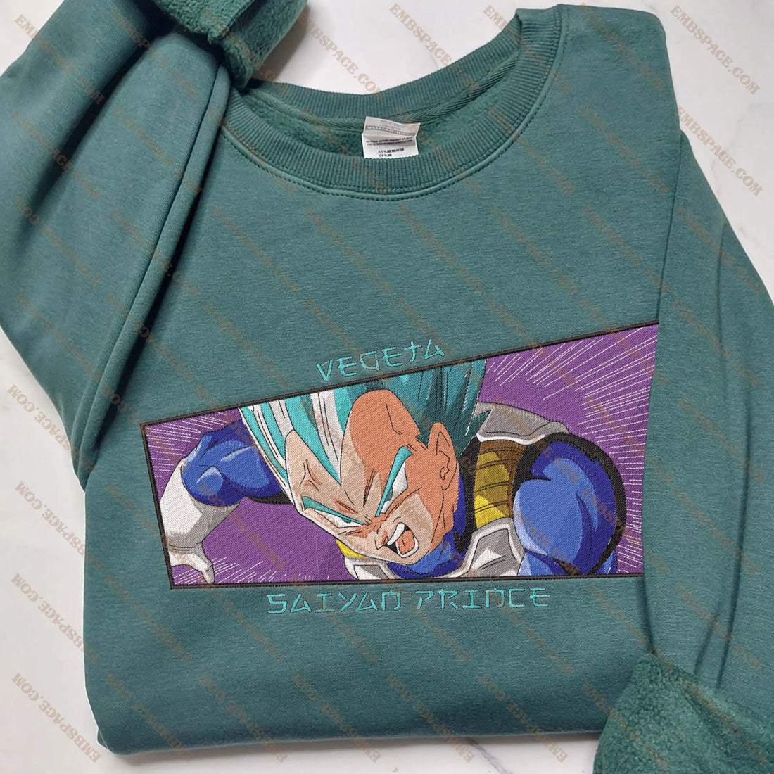 Anime The Fierce Warrior Attack Sweatshirt, Manga Box Embroidery Sweatshirt A_DB32