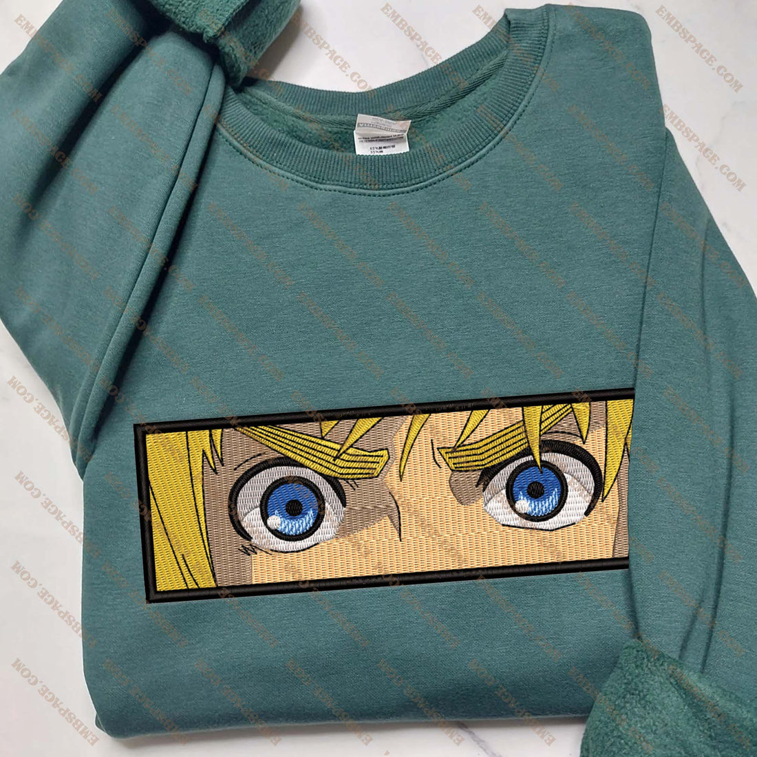 Anime The Tactical Genius's Eyes Sweatshirt, Manga Box Embroidery Sweatshirt A_AT45
