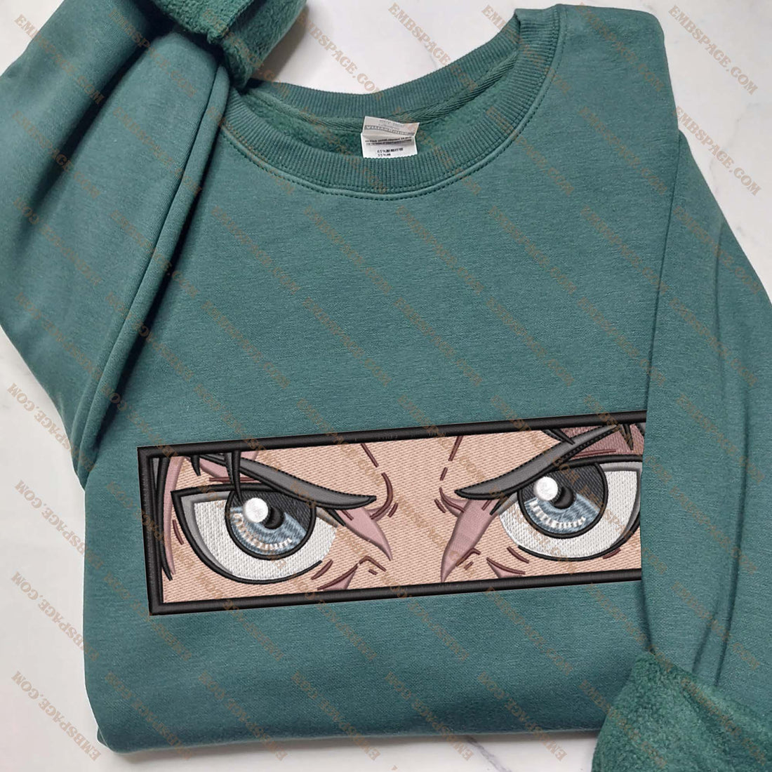 Anime The Freedom Seeker's Eyes Sweatshirt, Manga Box Embroidery Sweatshirt A_AT56