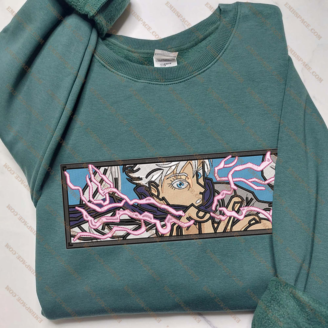 Anime The Mentor With Unmatched Strength Sweatshirt, Manga Box Embroidery Sweatshirt A_JK60