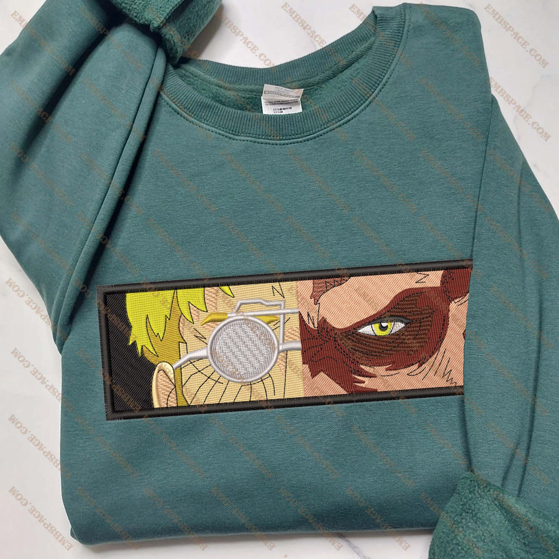 Anime The Beast Titan's Inheritor Sweatshirt, Manga Box Embroidery Sweatshirt A_AT32