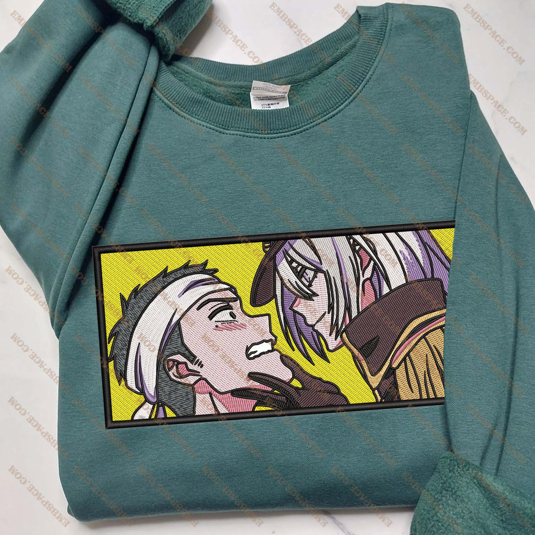 Anime The Sorcerer And The Cosplayer Sweatshirt, Manga Box Embroidery Sweatshirt A_JK10