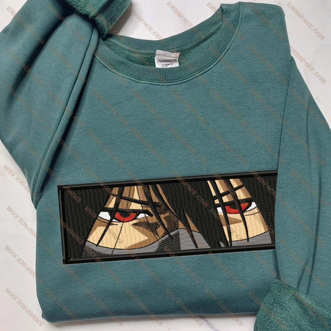 Anime The Final Getsuga Wielder's Eyes Sweatshirt, Manga Box Embroidery Sweatshirt A_AT44
