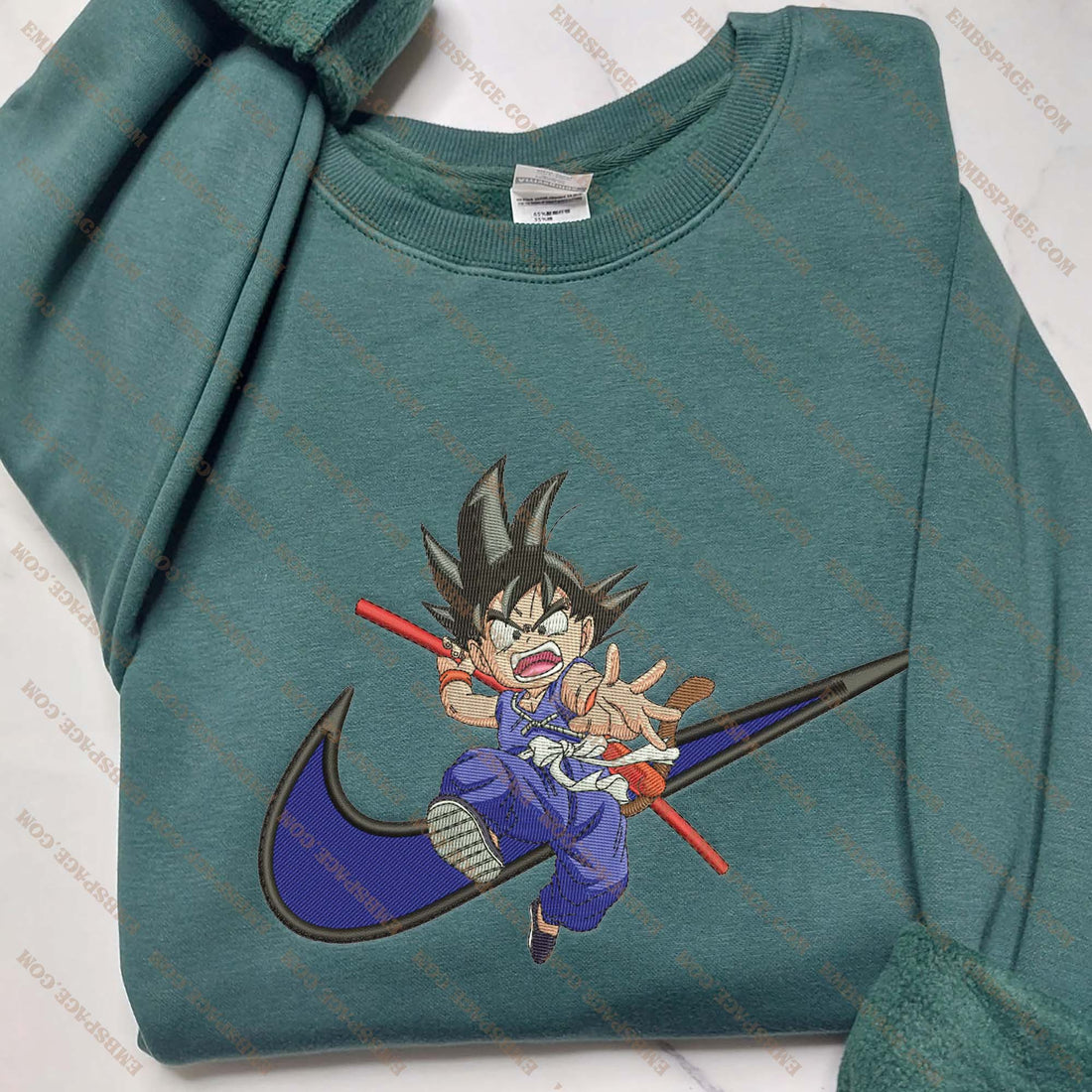 N Anime The Legendary Hero Jump Sweatshirt, N Anime Embroidery Sweatshirt A_DB58
