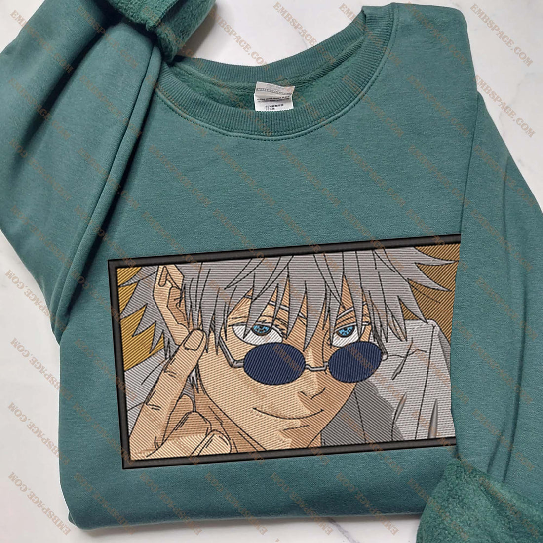 Anime The Powerful Mentor Embroidery Sweatshirt, Manga Box Embroidery Sweatshirt A_JK59