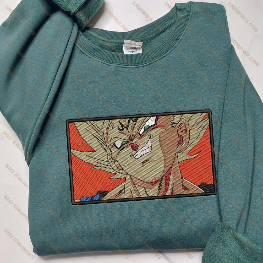 Anime The Super Malignant Smirk Sweatshirt, Manga Box Embroidery Sweatshirt A_DB51