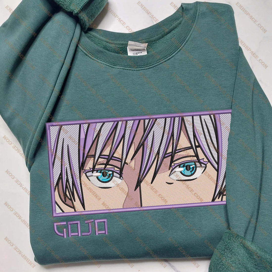 Anime The Master of Six Eyes Embroidery Sweatshirt, Manga Box Embroidery Sweatshirt A_JK03