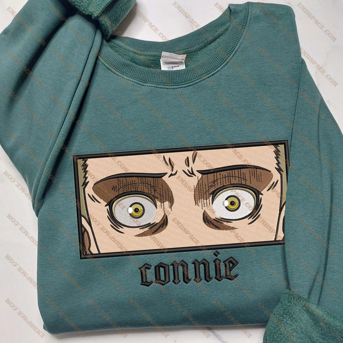 Anime The Cheerful Fighter Embroidery Sweatshirt, Manga Box Embroidery Sweatshirt A_AT11