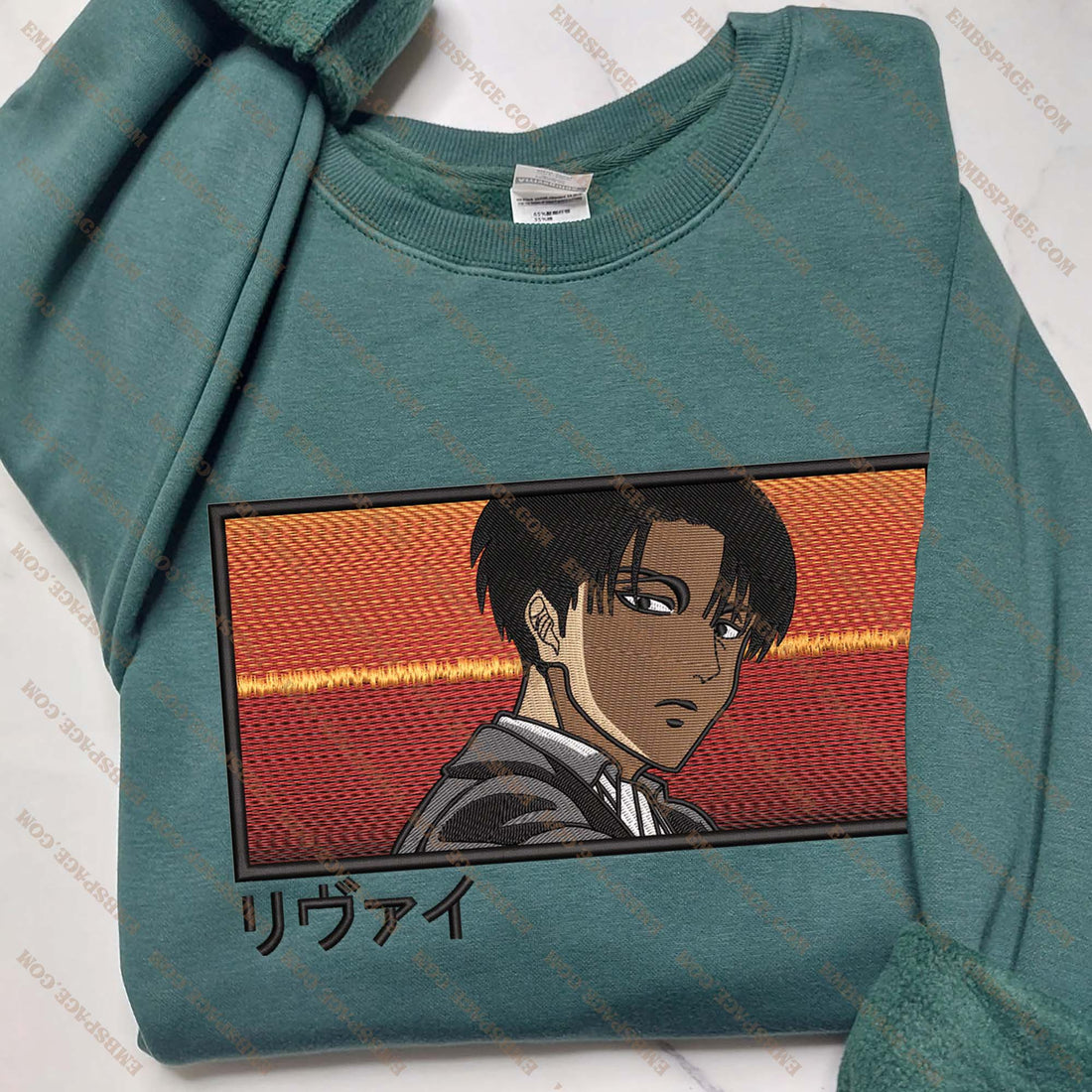 Anime The Elite Soldier Embroidery Sweatshirt, Manga Box Embroidery Sweatshirt A_AT10