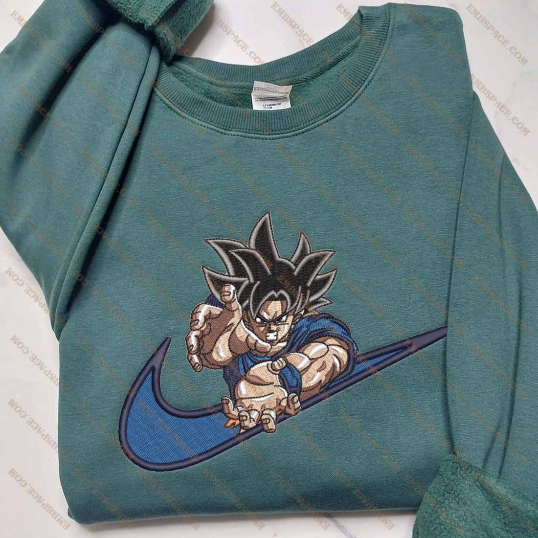 Anime The Warrior With Latent Power Sweatshirt, Manga Box Embroidery Sweatshirt A_DB47