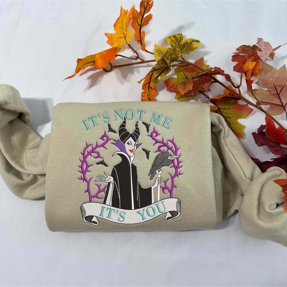 It's Not Me, It's You Halloween Villains Sweatshirt, Halloween Embroidery Sweatshirt HLW_M270