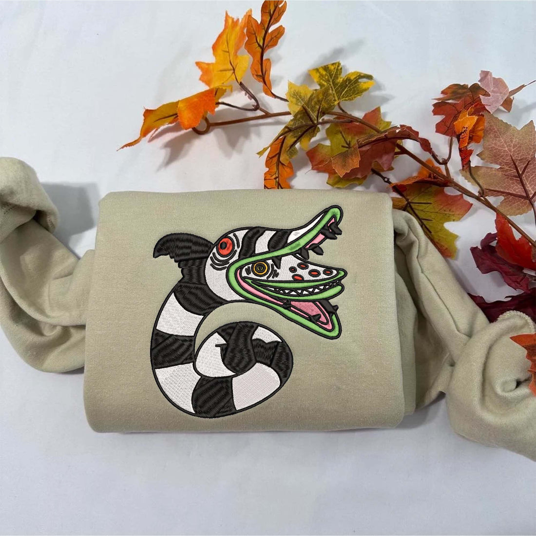 Sandworm Snake Halloween  Sweatshirt, Halloween Embroidery Sweatshirt HLW_M189