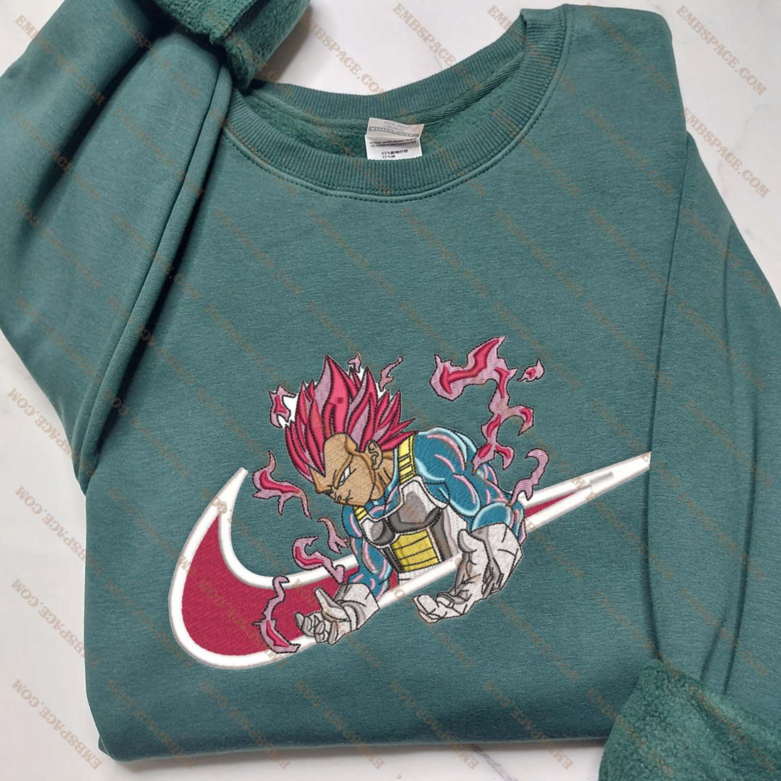 N Anime The Ego-Driven Warrior Sweatshirt, N Anime Embroidery Sweatshirt A_DB48