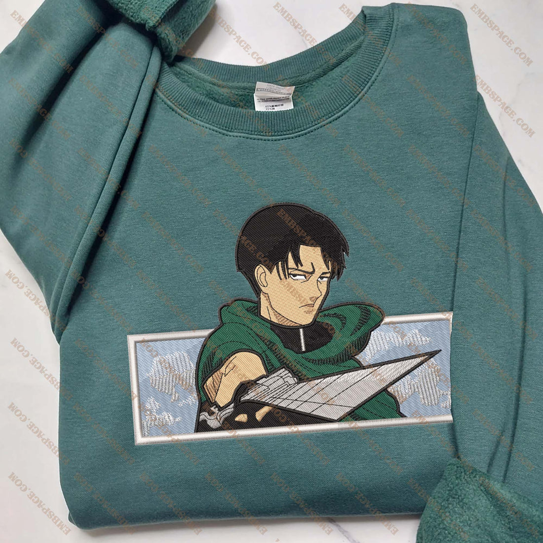 Anime The Skilled Captain Sword Point Sweatshirt, Manga Box Embroidery Sweatshirt A_AT28